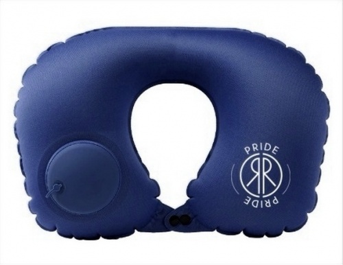 Подушка надувная дорожная PRIDE синий