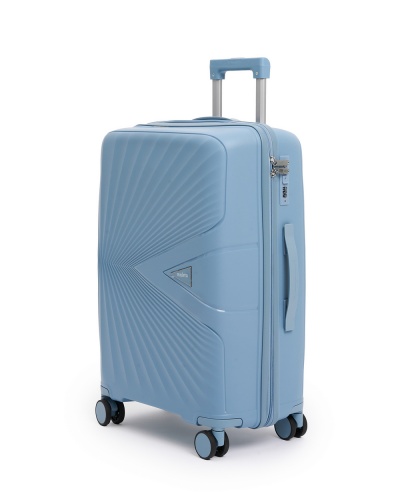 Чемодан - Maleta PP-53 серо-голубой комплект 3 шт