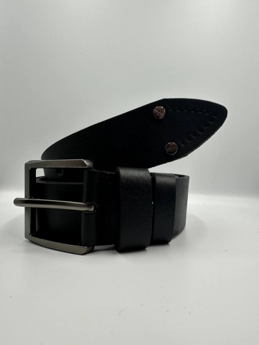 Ремень джинсовый 45ДЖЭК100-107КЛ, черный